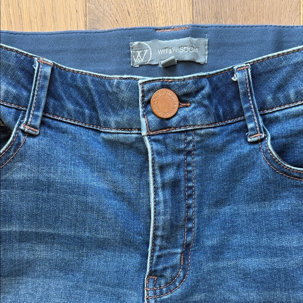 Wit & Wisdom Dark Blue Flare Jeans - Picture 2 of 5